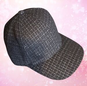 NWT Fashion Tweed Baseball Cap
